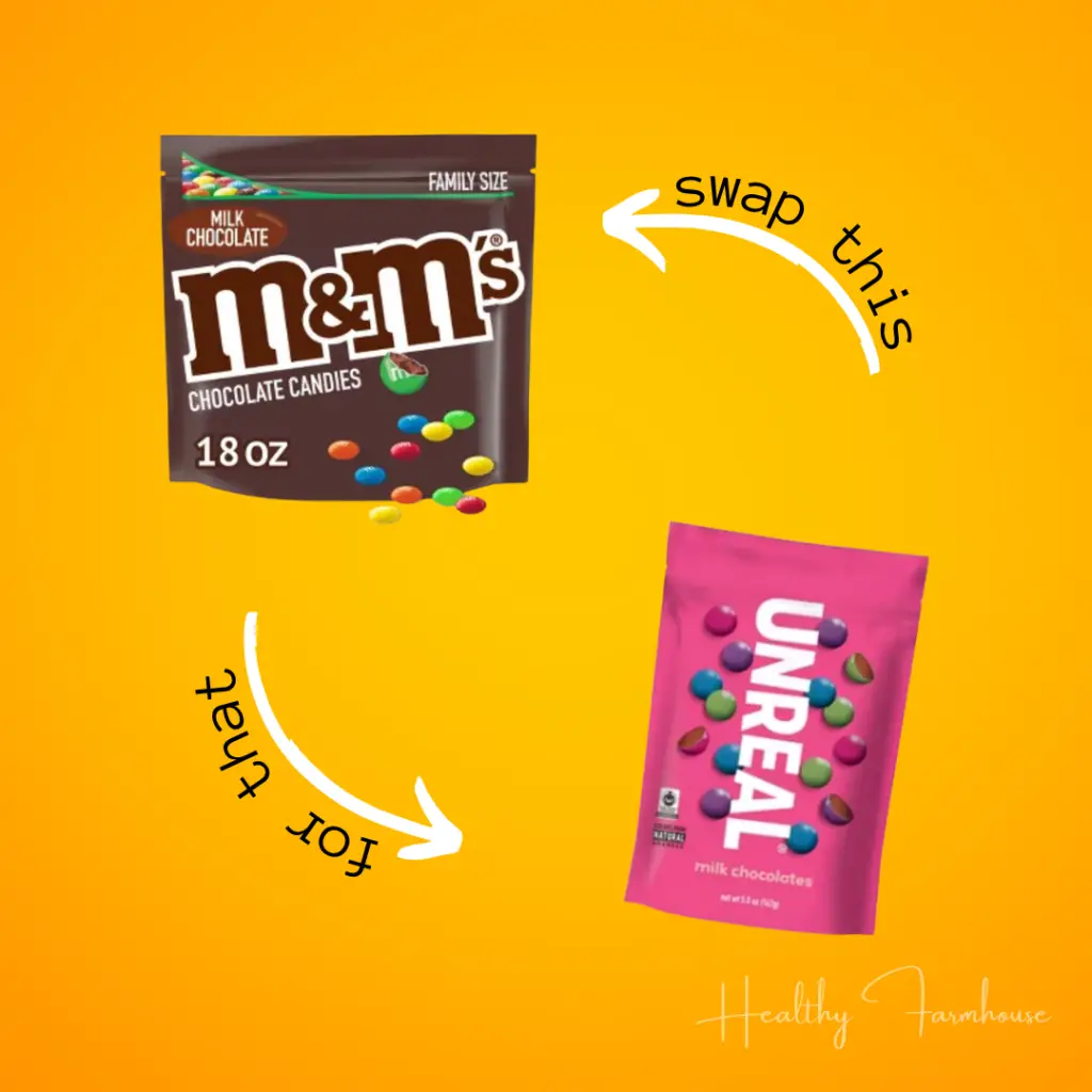 Dye Free Chocolate Candy Pieces