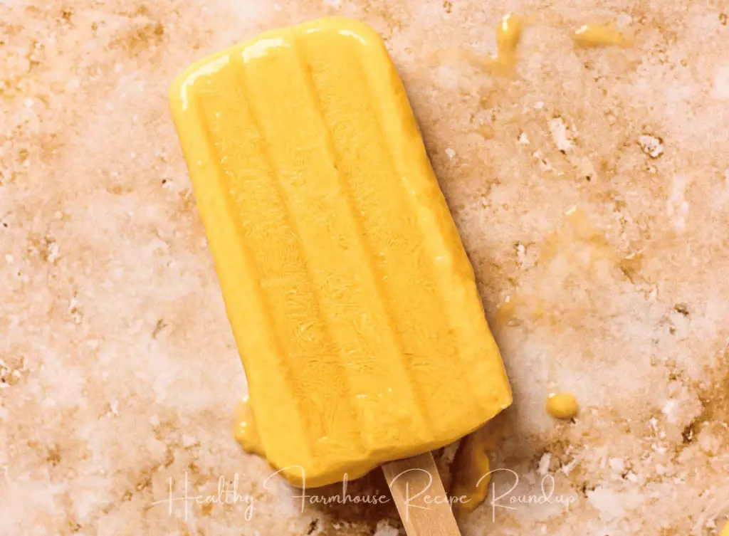 Yellow mango popsicle recipe