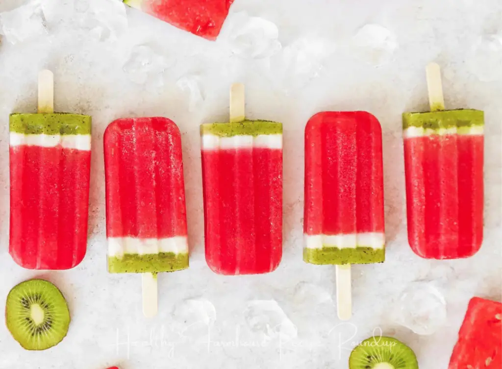 Watermelon fruit popsicle recipe
