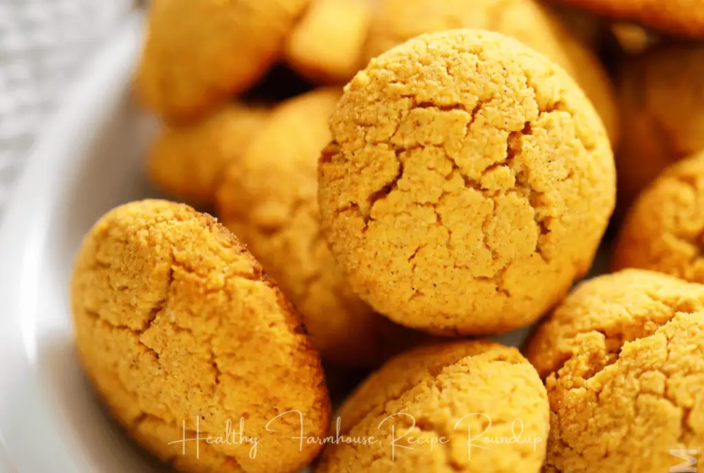 small round pumpkin dessert cookies